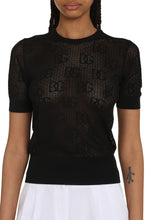 Load image into Gallery viewer, Jacquard knit t-shirt