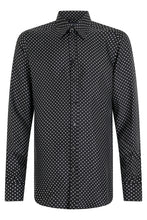 Load image into Gallery viewer, Silk twill shirt with polka dot print
