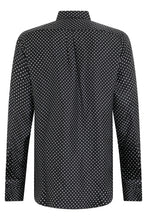 Load image into Gallery viewer, Silk twill shirt with polka dot print