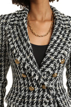 Load image into Gallery viewer, Tweed double-breasted blazer