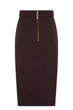 Load image into Gallery viewer, Midi skirt with belt