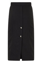 Load image into Gallery viewer, Slim fit dress in pinstripe fabric