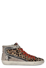 Load image into Gallery viewer, Sneakers Slide LTD in pony and laminated leather