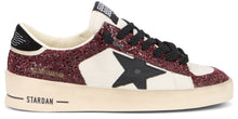 Load image into Gallery viewer, Sneaker Stardan in leather with glitter