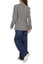 Load image into Gallery viewer, Knitted double-breasted blazer