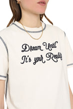 Load image into Gallery viewer, Embroidered cotton T-shirt