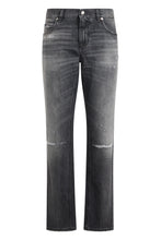 Load image into Gallery viewer, Straight Jeans in Faded Denim