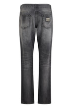 Load image into Gallery viewer, Straight Jeans in Faded Denim