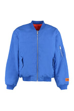 Load image into Gallery viewer, Cotton-linen blend bomber jacket