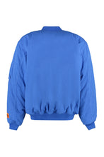 Load image into Gallery viewer, Cotton-linen blend bomber jacket