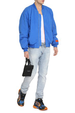 Load image into Gallery viewer, Cotton-linen blend bomber jacket
