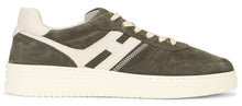 Load image into Gallery viewer, Green sports sneakers with durable sole