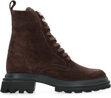 Load image into Gallery viewer, Hogan 10-Storey Lace-up suede ankle boots