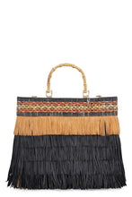 Load image into Gallery viewer, Ibiza raffia tote bag