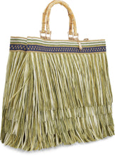 Load image into Gallery viewer, Ibiza raffia tote bag