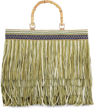 Load image into Gallery viewer, Ibiza raffia tote bag