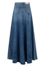 Load image into Gallery viewer, Long skirt Cora in denim