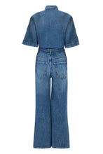 Load image into Gallery viewer, Denim jumpsuit Duna