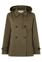Load image into Gallery viewer, Short Trench in Cotton Gabardine