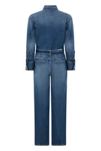 Load image into Gallery viewer, Long denim jumpsuit