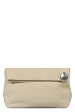 Load image into Gallery viewer, Jewel Zip Suede clutch