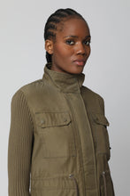 Load image into Gallery viewer, Cotton panel cardigan