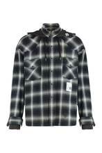 Load image into Gallery viewer, Checked shirt with hood