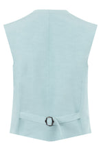 Load image into Gallery viewer, Single-breasted silk-linen blazer