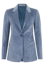 Load image into Gallery viewer, Single-button blazer in corduroy