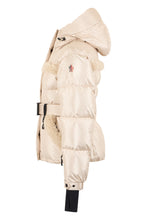 Load image into Gallery viewer, Padded ski jacket Mondim with hood and shearling detail