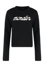 Load image into Gallery viewer, Sweater with round neck in wool and cashmere