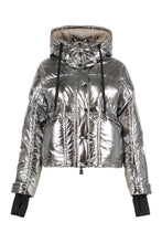 Load image into Gallery viewer, Metalized ski jacket with hood Calaque