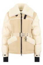 Load image into Gallery viewer, Alvernia down jacket with shearling belt
