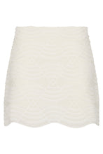 Load image into Gallery viewer, Embroidered cotton mini skirt