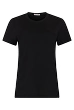 Load image into Gallery viewer, Cotton jersey T-shirt with logo patch black