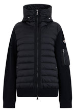 Load image into Gallery viewer, Padded jacket with knit sleeves