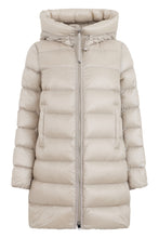 Load image into Gallery viewer, Long down jacket with hood