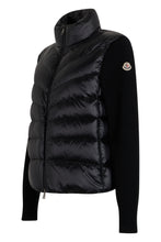 Load image into Gallery viewer, Padded jacket with knitted sleeves