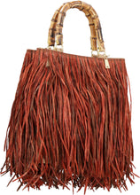 Load image into Gallery viewer, Lampione raffia tote bag