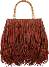Load image into Gallery viewer, Lampione raffia tote bag