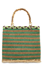 Load image into Gallery viewer, Lipari raffia tote bag