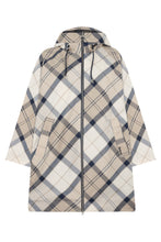 Load image into Gallery viewer, Checked rain jacket