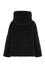 Load image into Gallery viewer, Hooded vegan fur jacket