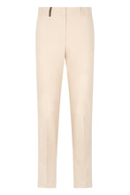 Load image into Gallery viewer, Straight pants in cotton and elastane blend