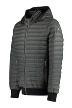 Load image into Gallery viewer, Hooded full-zip down jacket