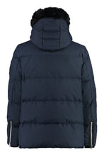 Load image into Gallery viewer, Hooded nylon down jacket
