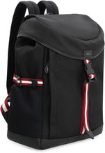 Load image into Gallery viewer, Leather details nylon backpack