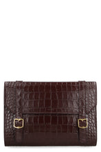 Load image into Gallery viewer, Printed leather clutch