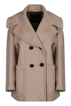 Load image into Gallery viewer, Double-breasted coat in cashmere