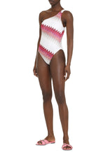 Load image into Gallery viewer, One-shoulder swimsuit